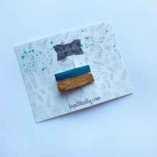 Charger l'image dans la galerie, Pincette sarcelle &amp; ocre
