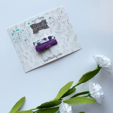 Charger l'image dans la galerie, Pincette fleuris &amp; mauve
