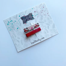 Charger l'image dans la galerie, Pincette fleuris &amp; rouge
