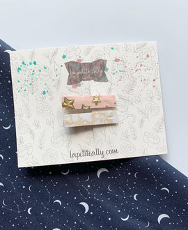 Duo pincettes Alexandra - Etoiles et gold