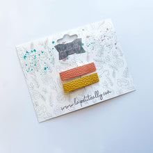 Charger l'image dans la galerie, Pincette moutarde &amp; corail
