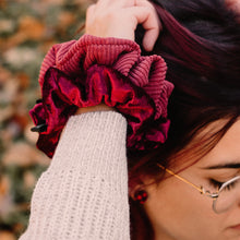 Charger l'image dans la galerie, Chouchou velour rouge vin
