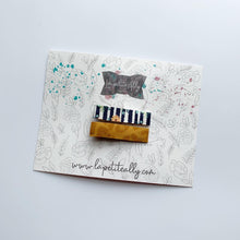Charger l'image dans la galerie, Pincette fleuris &amp; leopard ocre
