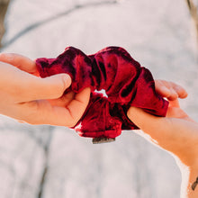 Charger l'image dans la galerie, Chouchou velour rouge vin
